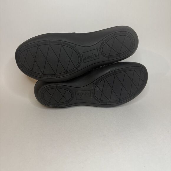 Flex Step Women Wide Black Shoes Loafers Size 7W With Memory Foam - Picture 13 of 13